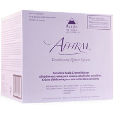 Affirm Sensitive Scalp Relaxer - 9 Pack Kit available in Trinidad and Tobago.