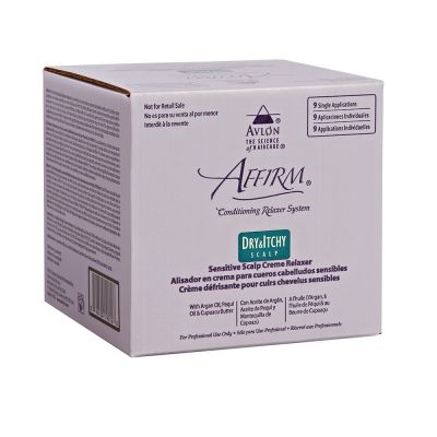Affirm Dry & Itchy Scalp Relaxer - 9 Pack Kit available in Trinidad and Tobago.
