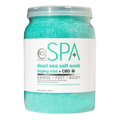 BCL Mint & CBD Soak 64oz available in Trinidad and Tobago.