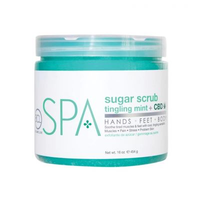 BCL Mint & CBD SCRUB 16oz available in Trinidad and Tobago.