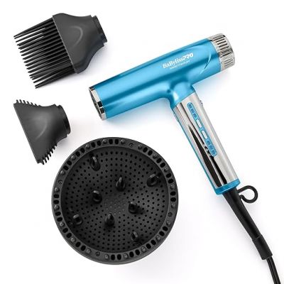 BaBylissPRO Nano LIGHT Ionic 1400w Dryer Blue available in Trinidad and Tobago.