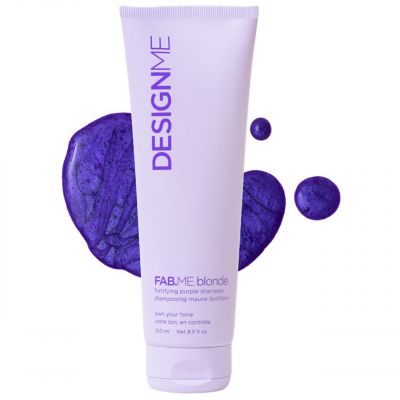 D-Me Fab.ME Blonde Fortifying Purple Shampoo 250ml available in Trinidad and Tobago.