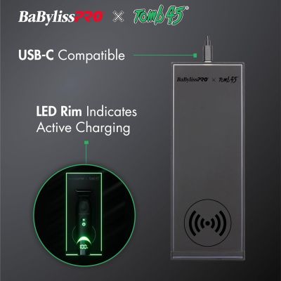 BaBylissPRO Tomb 45 Wireless Charging Pad available in Trinidad and Tobago.