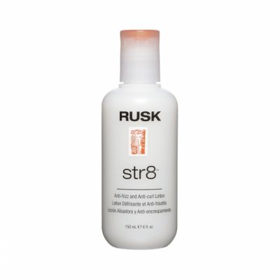 Rusk Str8 Anti-Frizz & Anti-Curl Lotion 6oz available in Trinidad and Tobago.