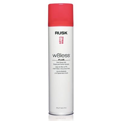 Rusk W8less PLUS Shaping & Control Hairspray 10oz available in Trinidad and Tobago.