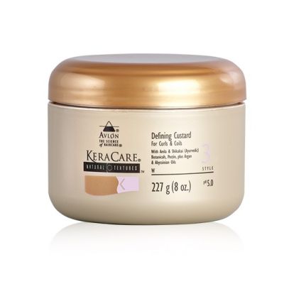 KeraCare Natural Textures Defining Custard 8oz available in Trinidad and Tobago.