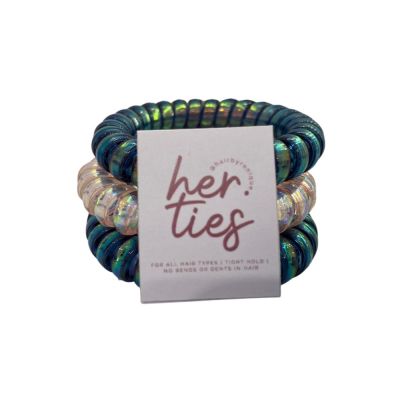 Hair Ties - Holographic Assorted available in Trinidad and Tobago.