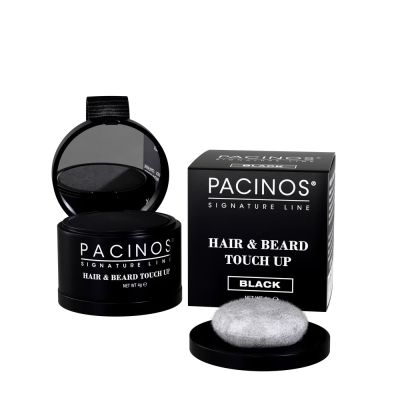 Pacinos Hair & Beard Touch Up Black 4g available in Trinidad and Tobago.