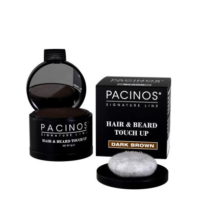 Pacinos Hair & Beard Touch Up Dark Brown 4g available in Trinidad and Tobago.