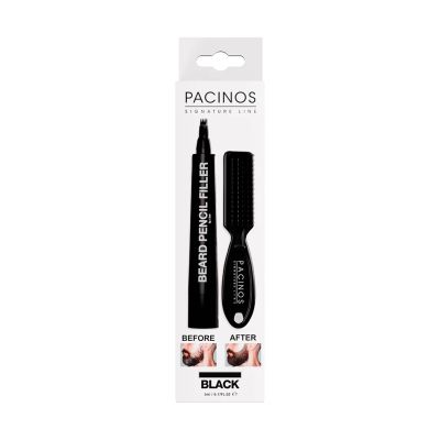 Pacinos Beard Pencil Filler w/Brush - Dark Brown available in Trinidad and Tobago.