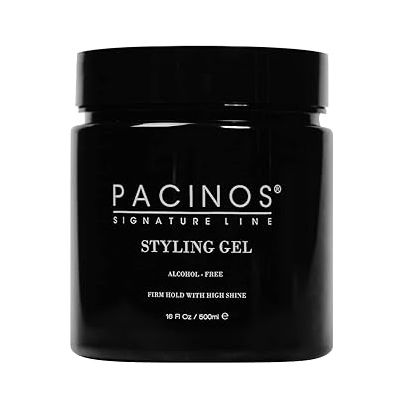 Pacinos Styling Gel (firm hold w/High Shine) 500ml available in Trinidad and Tobago.