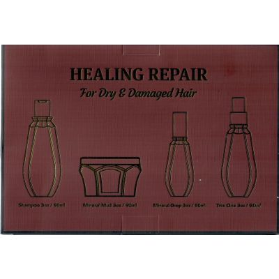 Saphira Healing Repair Kit '25 -Shamp/Drop/One/Mud available in Trinidad and Tobago.