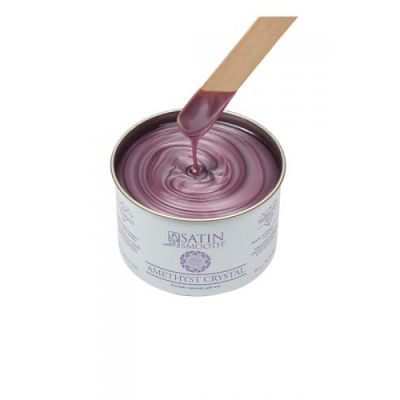 Satin Smooth Amethyst Crystal Gem Wax 14oz available in Trinidad and Tobago.