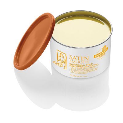 Satin Smooth Calandula Hard Wax w/Tea Tree 14oz available in Trinidad and Tobago.