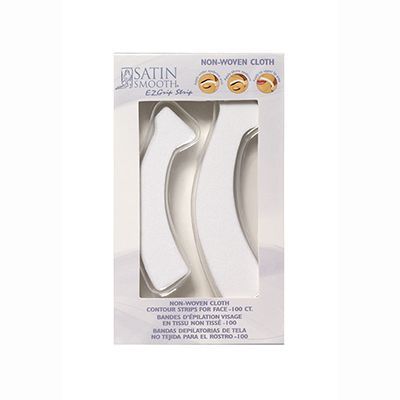 Satin Smooth Facial Contour Strips 100ct available in Trinidad and Tobago.