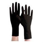 P-Club 90CT Jetblack Vinyl Gloves Small