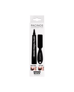 Pacinos Beard Pencil Filler w/Brush - Dark Brown
