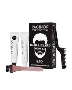 Pacinos Hair & Beard Color Kit - Black