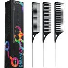 Framar Dreamweaver Highlighting Combs - Black 3pk